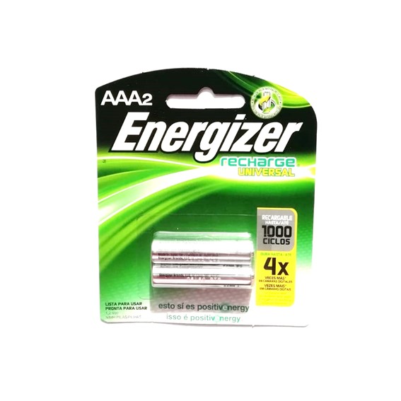 Pilas recargables Energizer Universal AAA