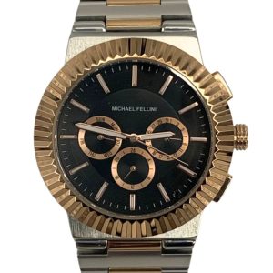 Reloj Michael Fellini 2438-D para hombre elegante en acero inoxidable Título:
