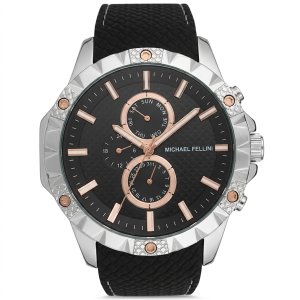 Reloj Michael Fellini 2365-2 para hombre elegante en acero inoxidable