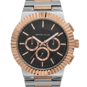 Reloj Michael Fellini 2438-D para hombre elegante en acero inoxidable Título: