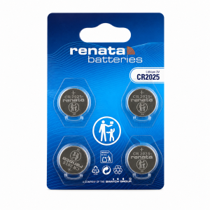 Pila Boton Litio Renata Cr 2025 3v Blister X4 Original