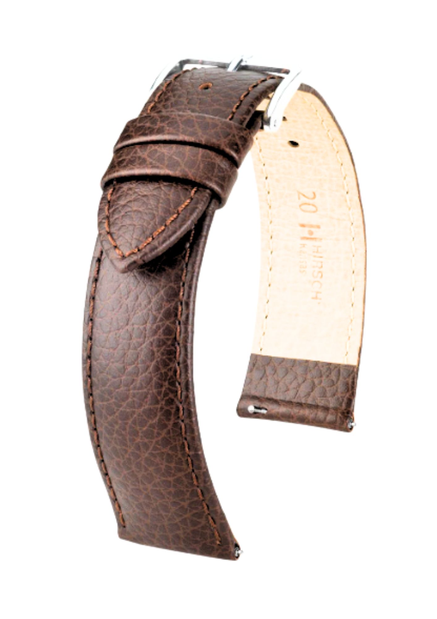 Pulso Hirsch Kansas Original de Cuero Premium para Reloj