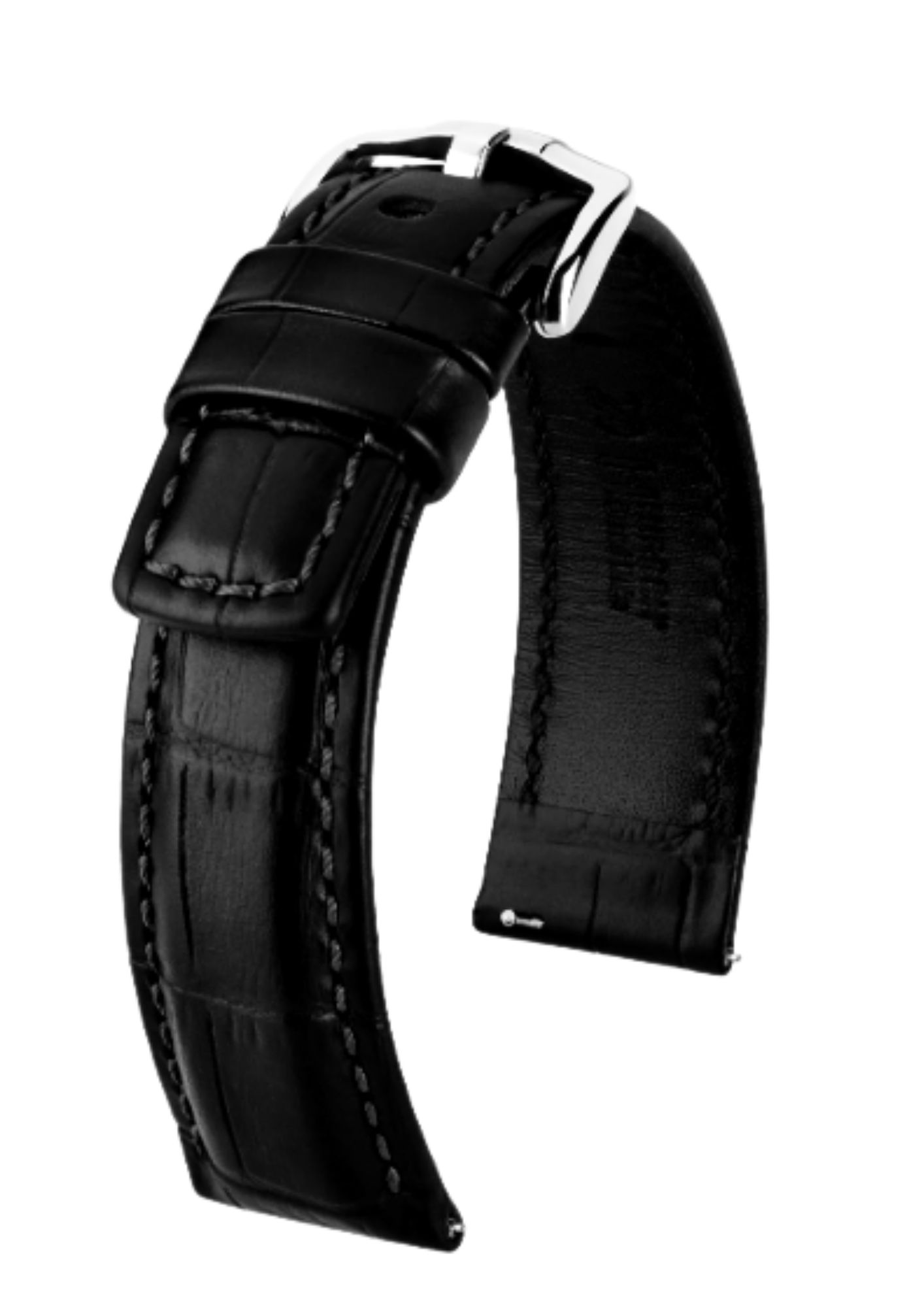 Pulso Hirsch Duke original en cuero premium para reloj.